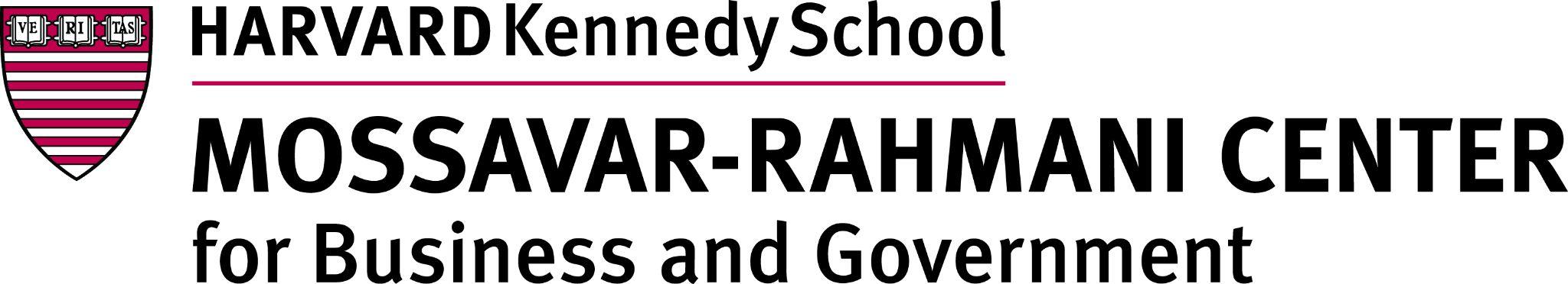 Harvard Kennedy School Mossavar-Rahmani Center for Business and Government logo